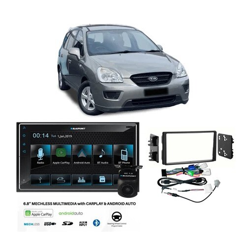 Blaupunkt BP800PLAY + RC1.0 Stereo Upgrade for Kia Rondo Carens UN 2008-2012