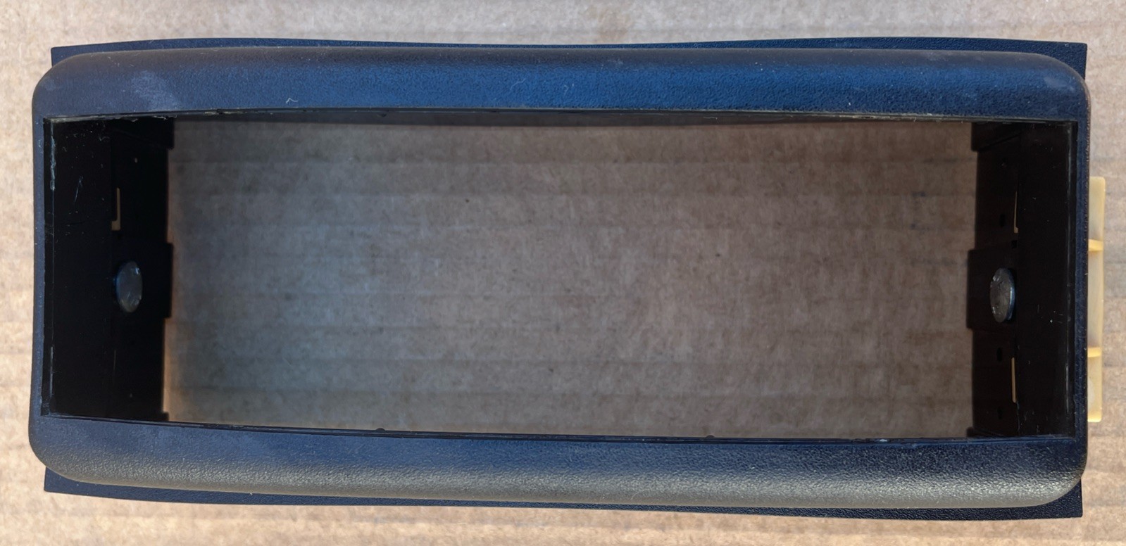 C4 Corvette OEM USED 1984-96 BLACK Front Radio Stereo Cover Frame Trim Bezel