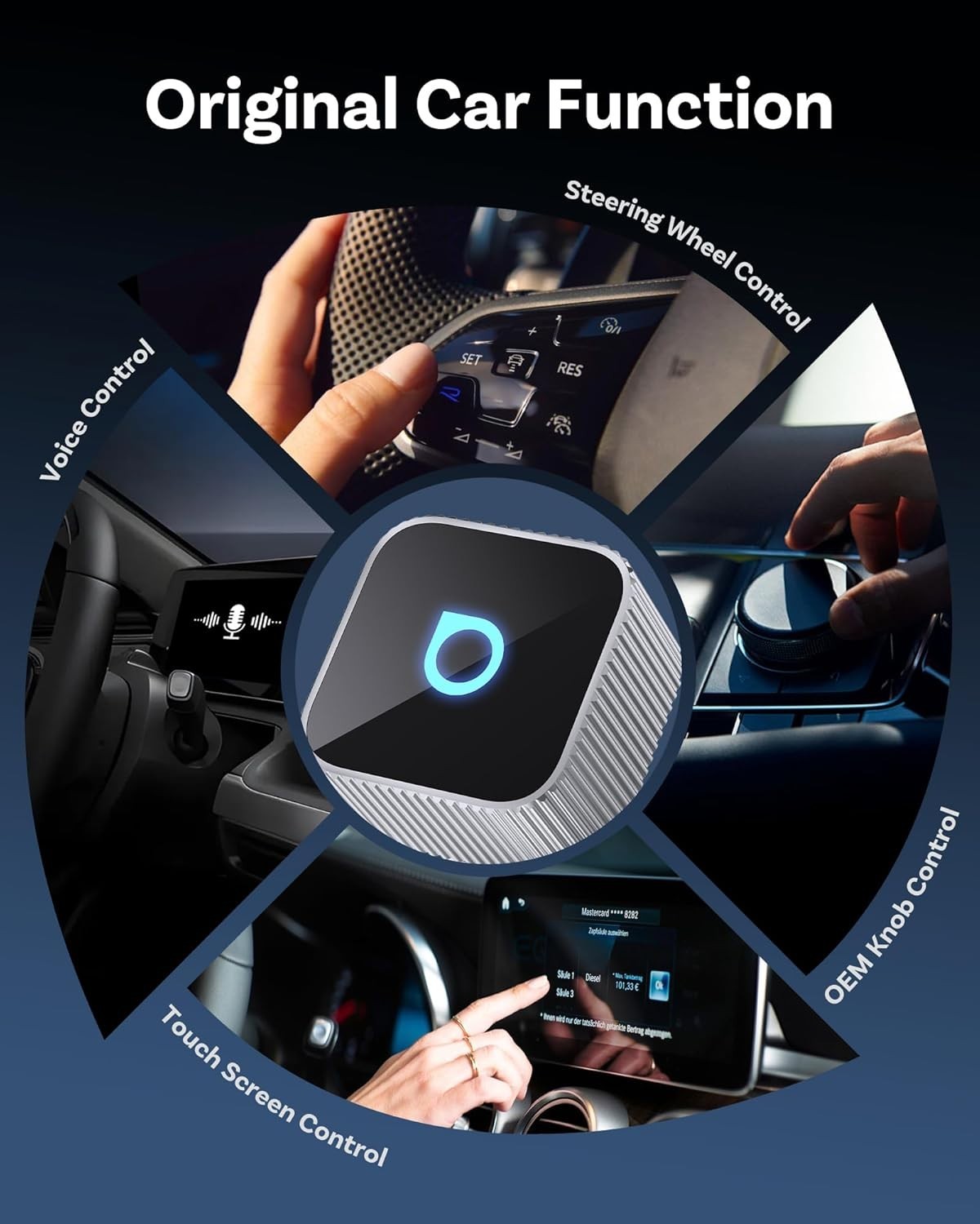 2026 USB Wireless CarPlay Adapter For iPhone Apple Dongle Plug & Play Auto Conne