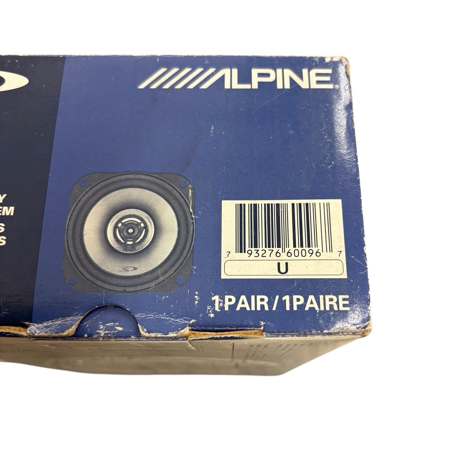 Alpine Car Stereo SPS-100A Coaxial 2-Way Speaker System