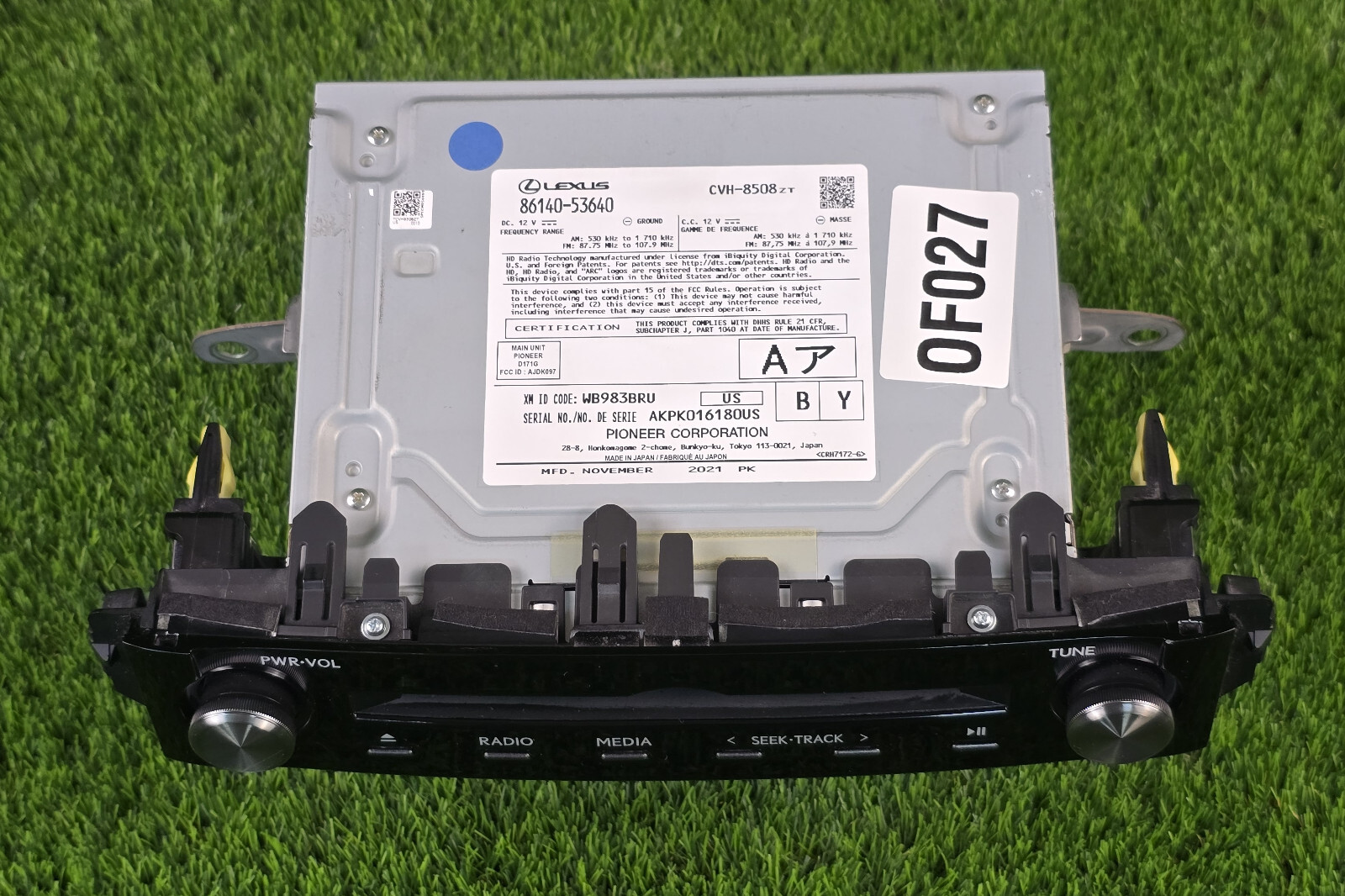 Lexus IS250 IS300 IS350 2020-2024 Gracenote Radio control Unit 86140-53640 Used