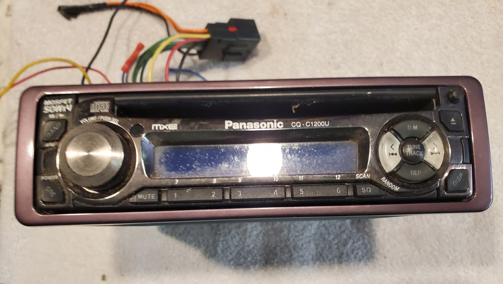 Panasonic MXE CQ-C1200U CD receiver with remote