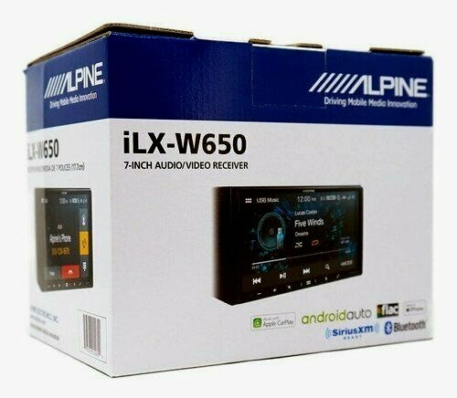 Alpine iLX-W650 Bluetooth Multimedia Player Apple CarPlay Android Auto 6Ch 4v 7″