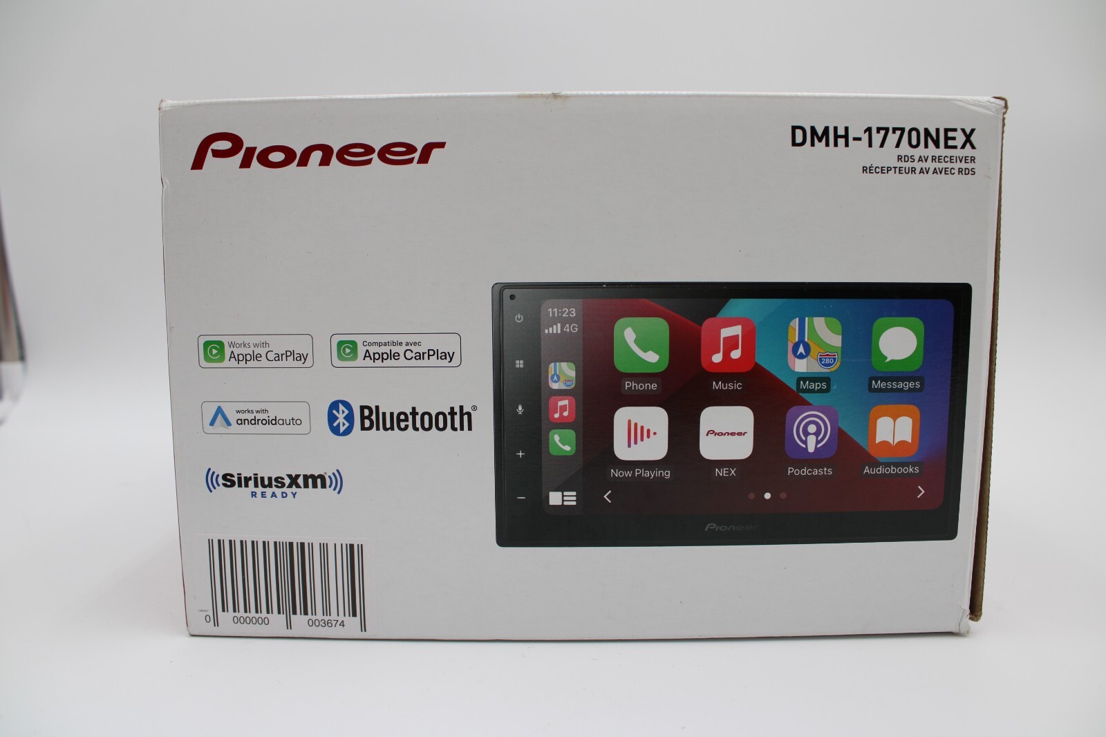 Pioneer DMH-1770NEX 2-DIN 6.8″ Car Stereo, Apple CarPlay/Android Auto, SXM Ready