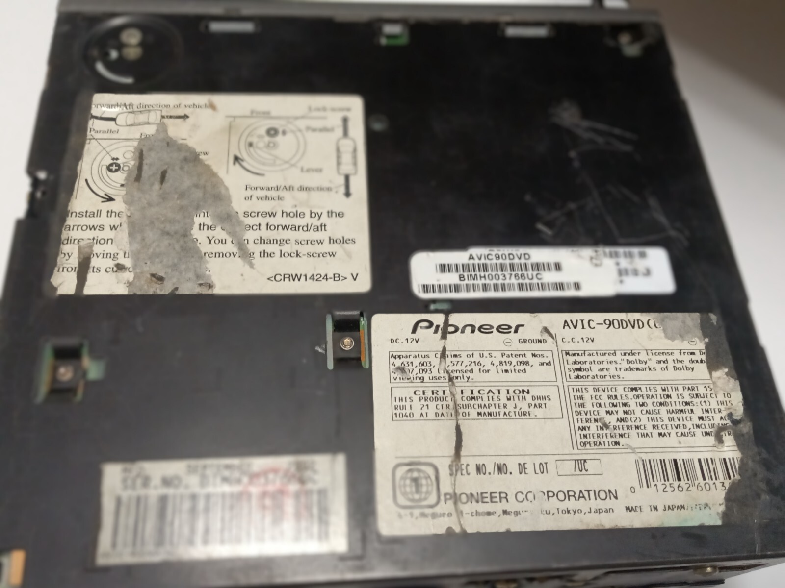 PIONEER AVIC-90DVD