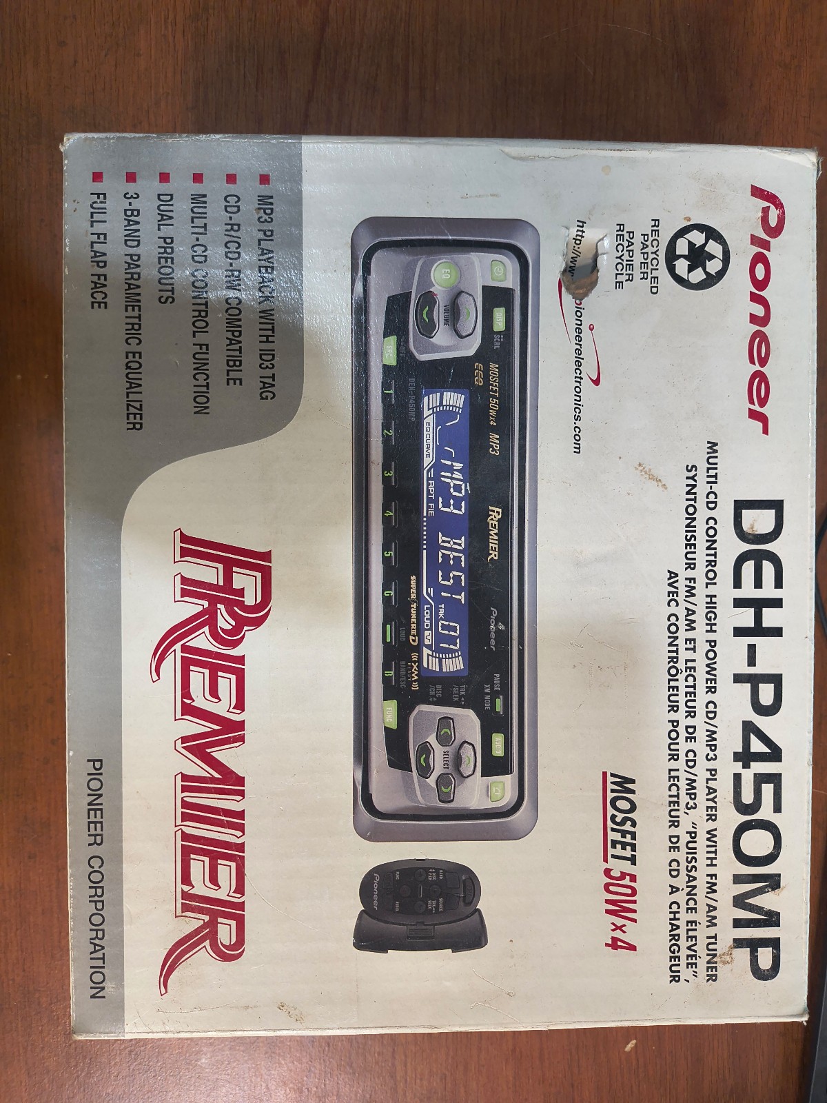 Pioneer Premier DEH-P450MP -NOT TESTED