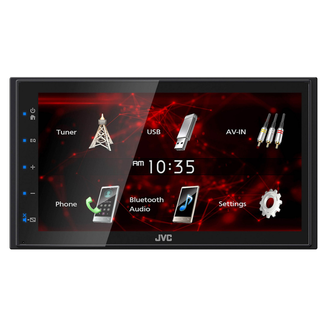 JVC KW-M180BT 2-DIN Bluetooth Digital Multimedia Receiver w/ 6.8″ Touchscreen