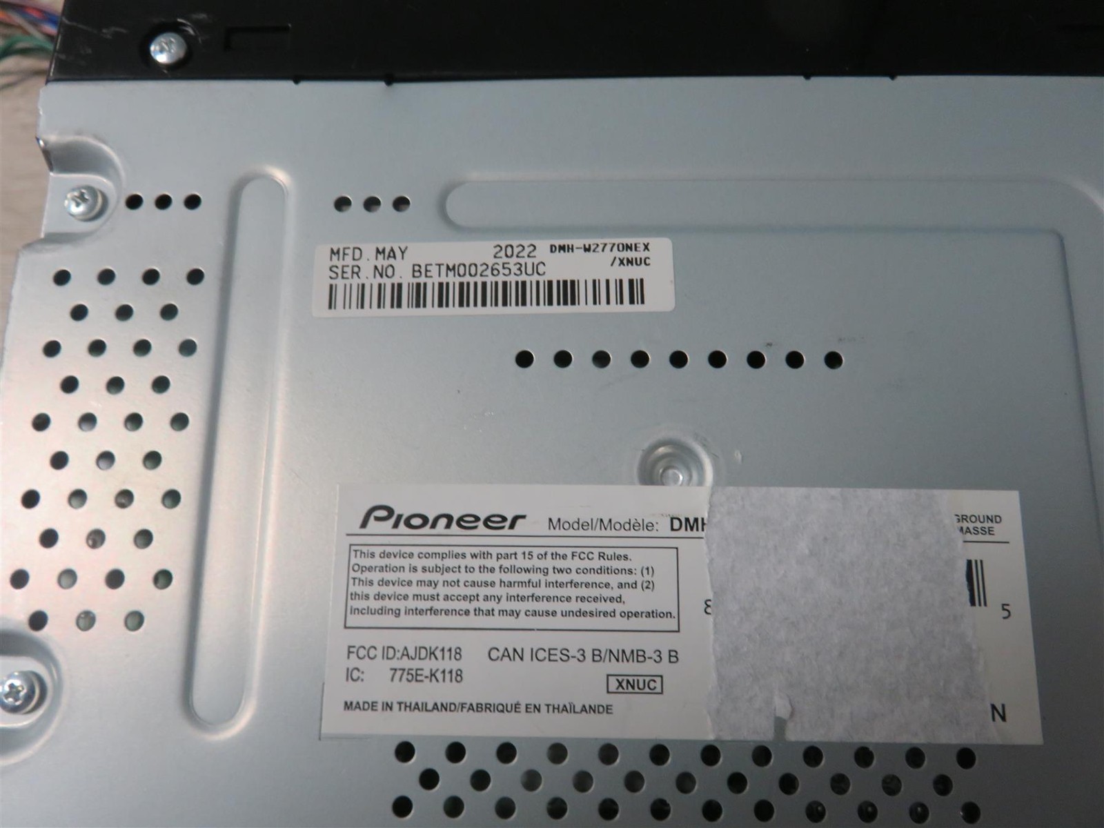 Pioneer DMH-W2770NEX 6.8″ capacitive touchscreen Digital – Free Shipping