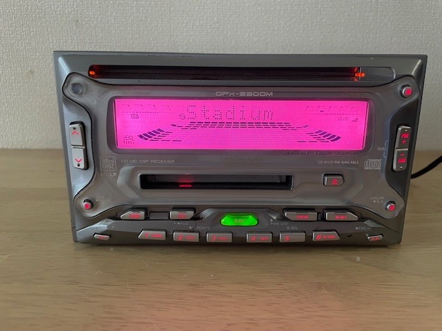 Kenwood DPX-5300M 2DIN Car Audio CD MD Player Operation Confirmed Very Good
