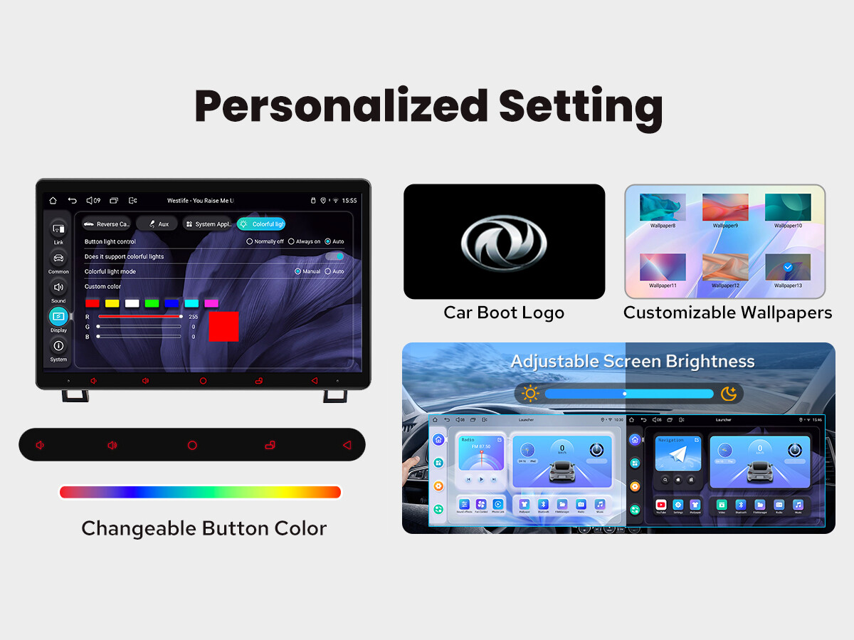 11.6″ For Toyota Tundra 2007-2013/ Sequoia 2008+ Android Radio Carplay 8+128GB
