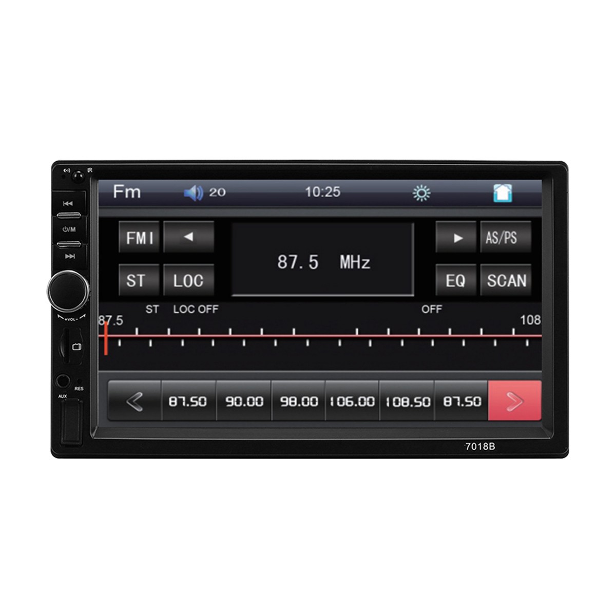 Car MP5 Player 7″ Double 2DIN Bluetooth Touch Screen Stereo Radio FM USB AUX TF