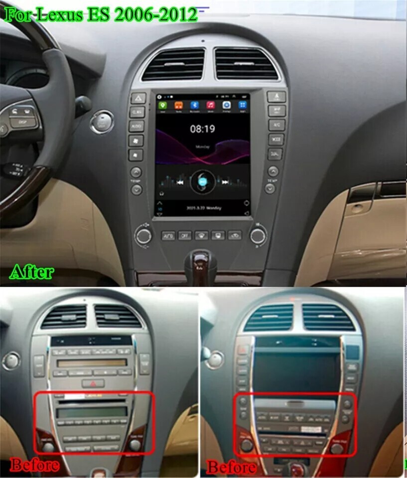 9.7″ Car Stereo Radio Android Navigation 2+32GB For Lexus ES240 ES350 2006-2012