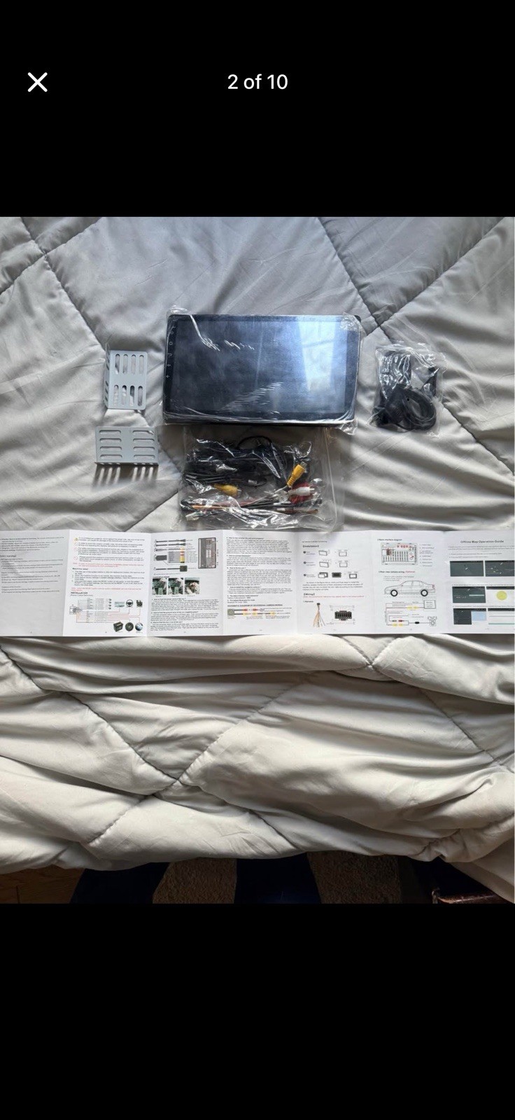 10.1” TOUCH SCREEN STEREO WITH FULL HARNESS BRAND NEW