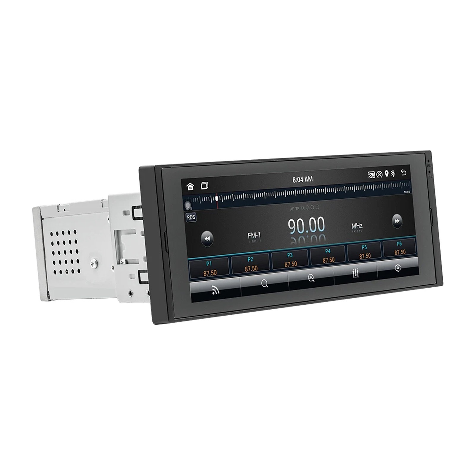 1 Din Car Stereo Radio Android 12 FM Player 2+32G GPS Navi WiFi Bluetooth