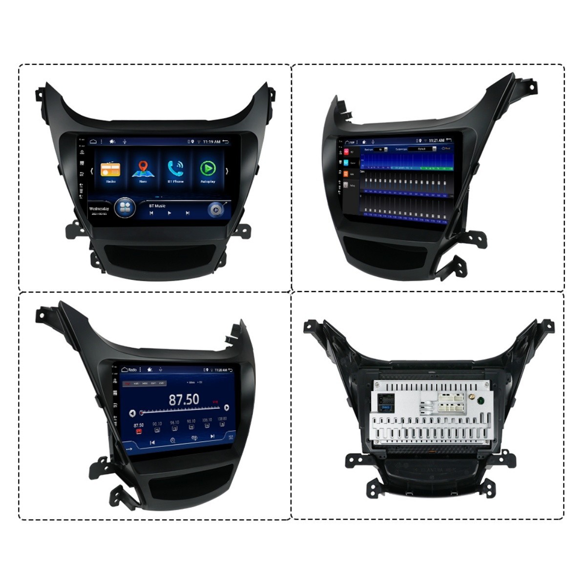 8+256G Car Stereo Radio For Hyundai Elantra 2012-2016 GPS Android 15 Carplay