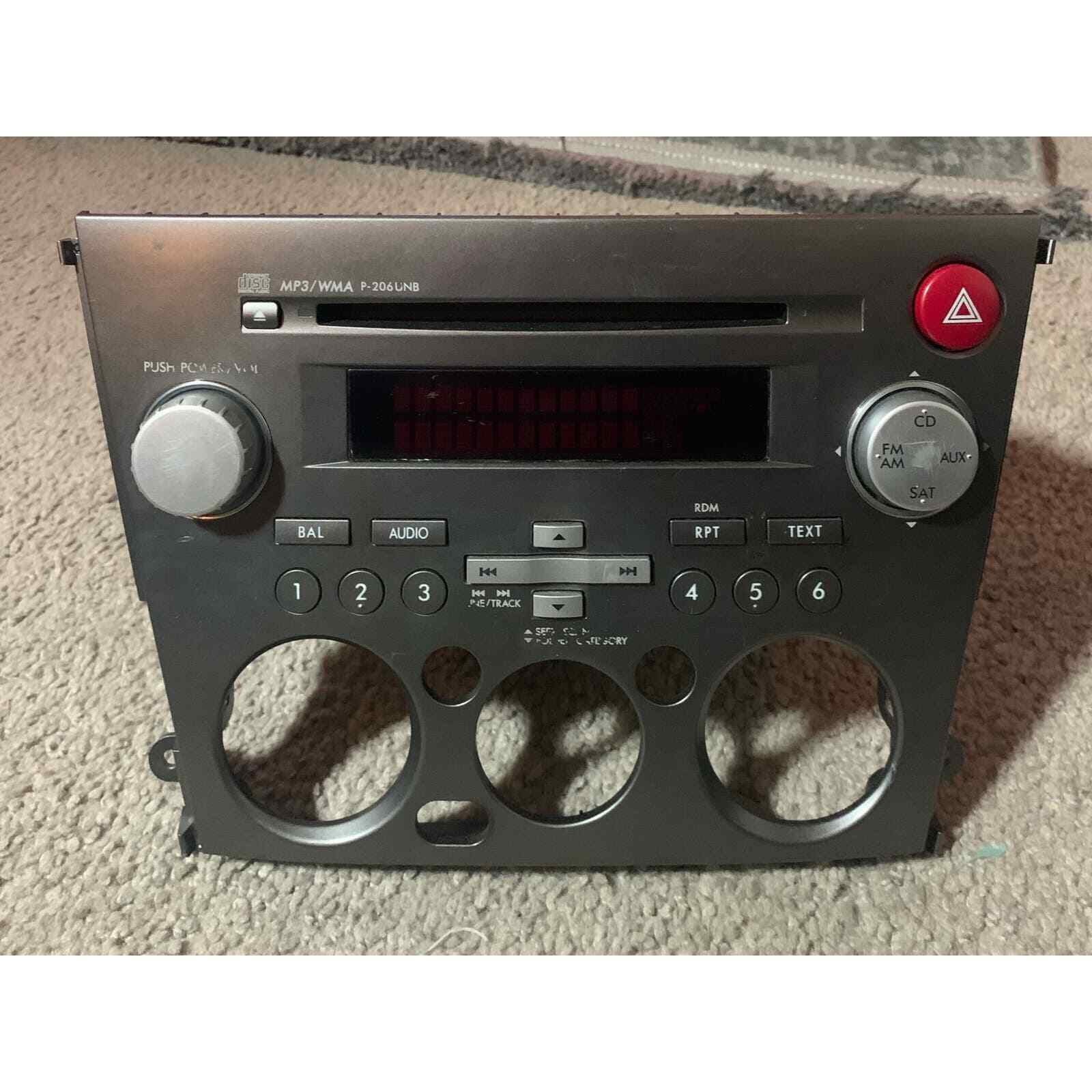 Subaru Legacy Outback AM FM Radio CD Disc Player Receiver OEM 2007-2009 UNTESTED