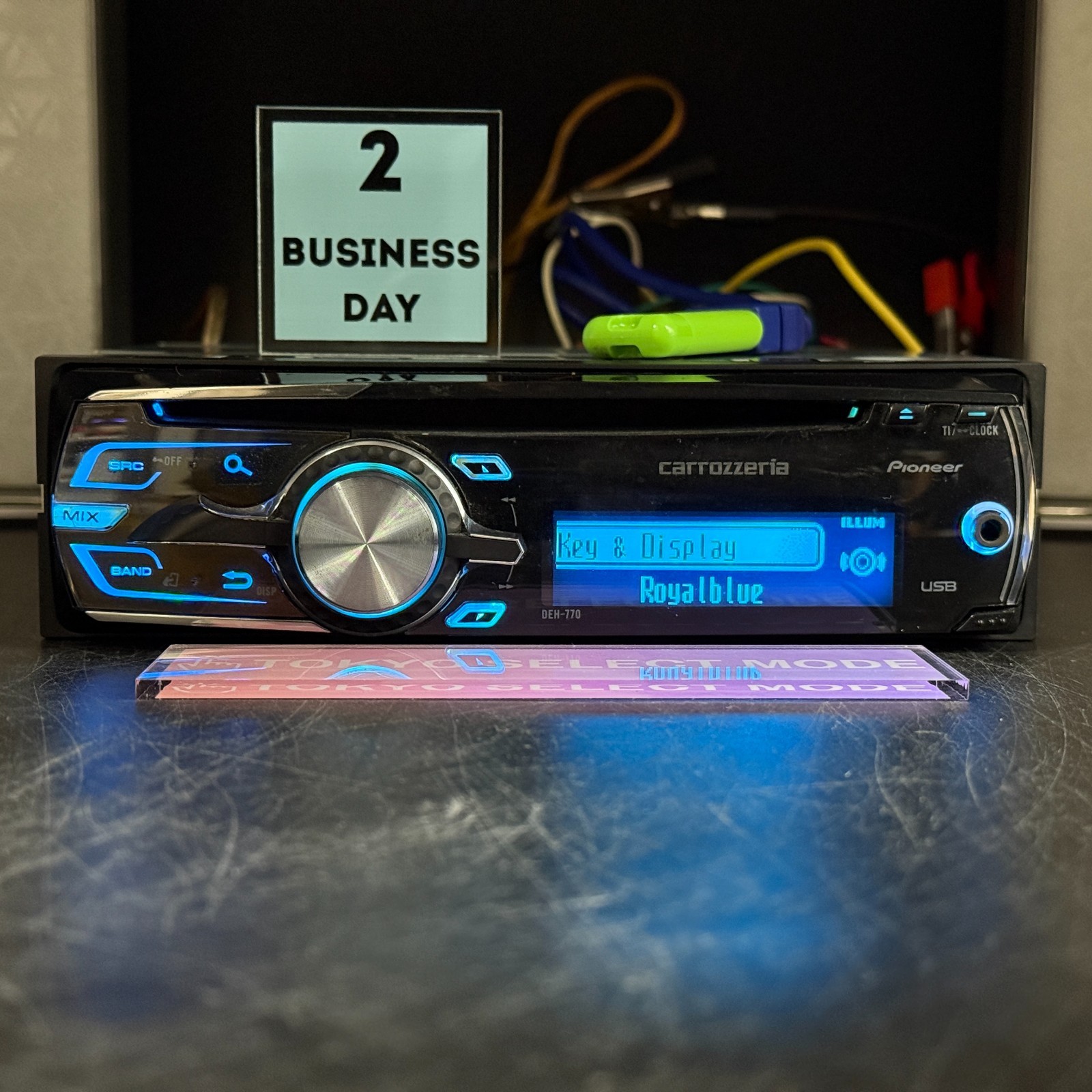 Pioneer Carrozzeria DEH-770 1DIN Car Audio Player CD USB AUX Tested JDM In Stock