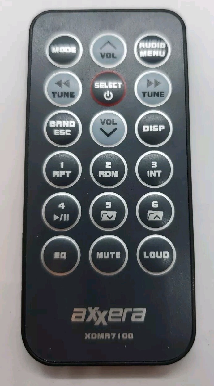 Original Axxera XDMA7100 Remote Control