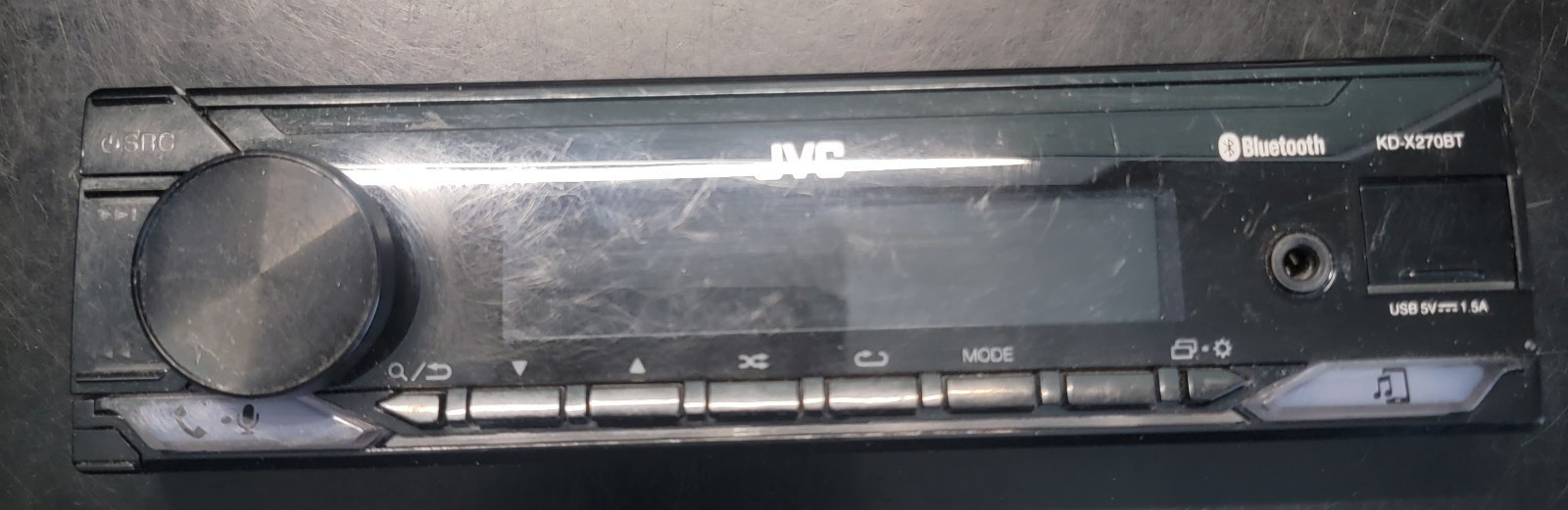JVC KD-X270BT MP3 Digital Media Player Bluetooth iHeart Radio FACEPLATE ONLY