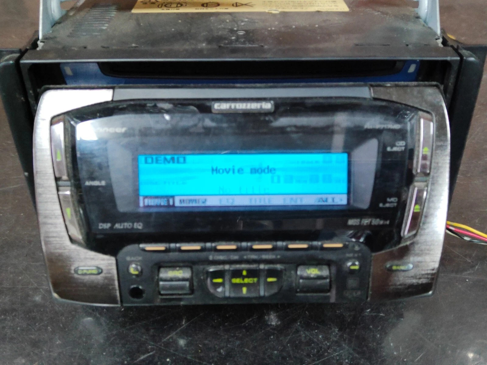 Pioneer FH-P717MD Carrozzeria Car Audio DSP Main Unit MD CD Player 2DIN Japan