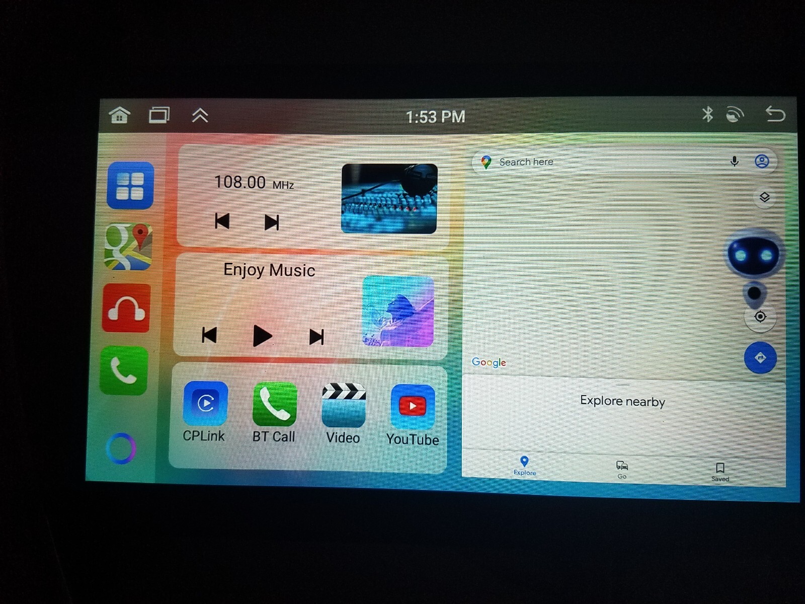 8 Core 6+128G Android 13 Car Stereo for Toyota Camry 2012-2014, BT, Nav, Camera.