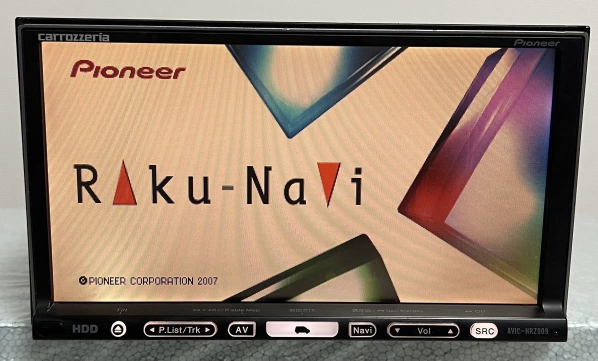 pioneer carrozzeria HDD navigation AVIC-HRZ009 map data 2007(0053CP)