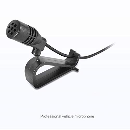 Car Microphone 3.5mm Stereo External Mic Car Radio Microphone Compatible with