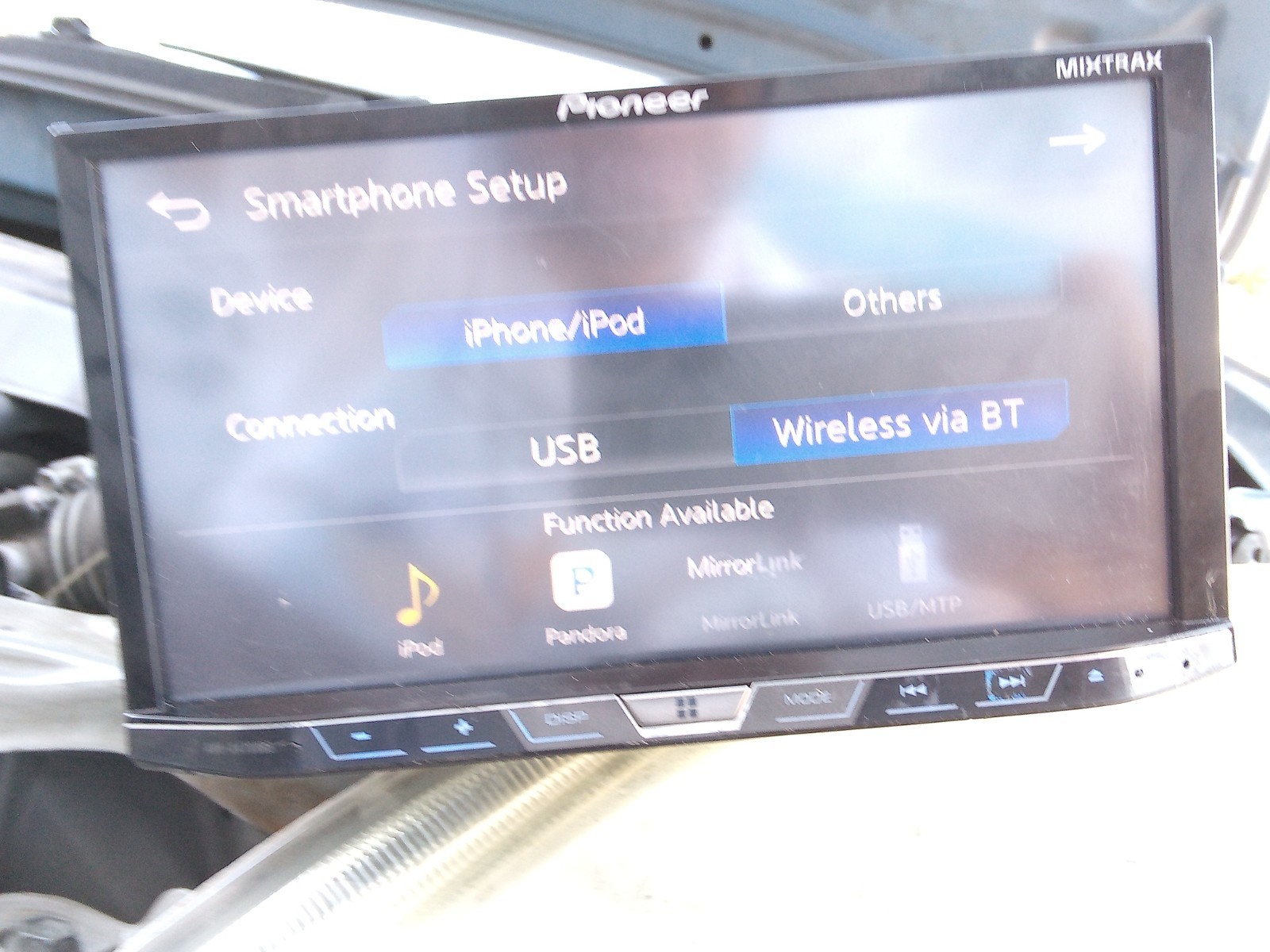 Car Radio 2 DIN CARPLAY PIONEER AVH-X4700BS