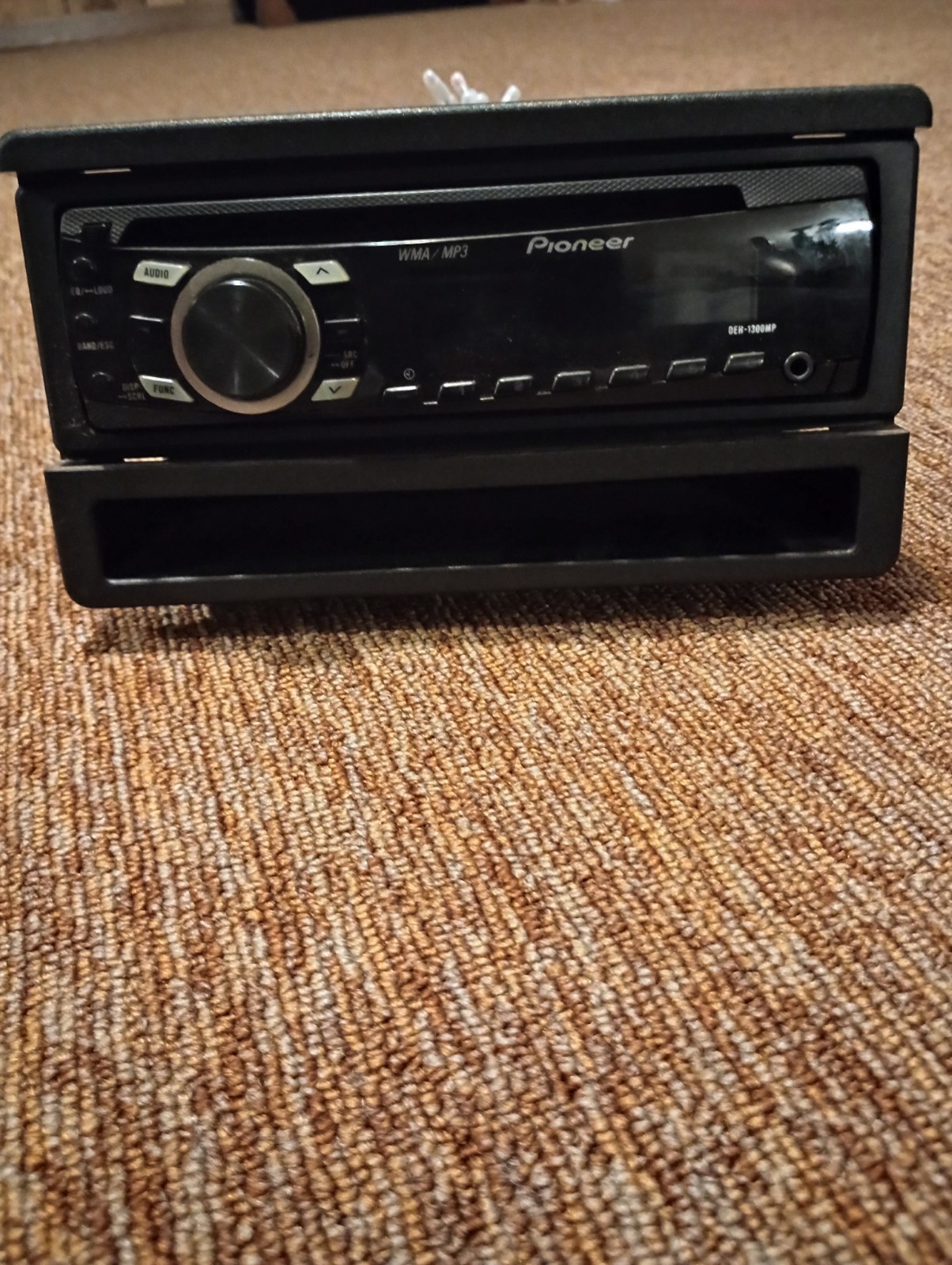 Pioneer DEH-1300MP CD MP3 Car Stereo Radio w/ Wire Harness & Trim Bezel.