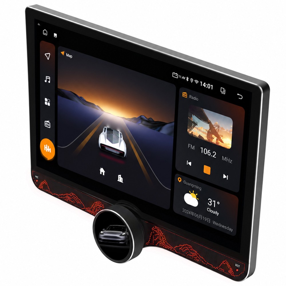 Double Din 10.1″ Car Stereo Android 15 Apple CarPlay Head Unit Radio Navigation