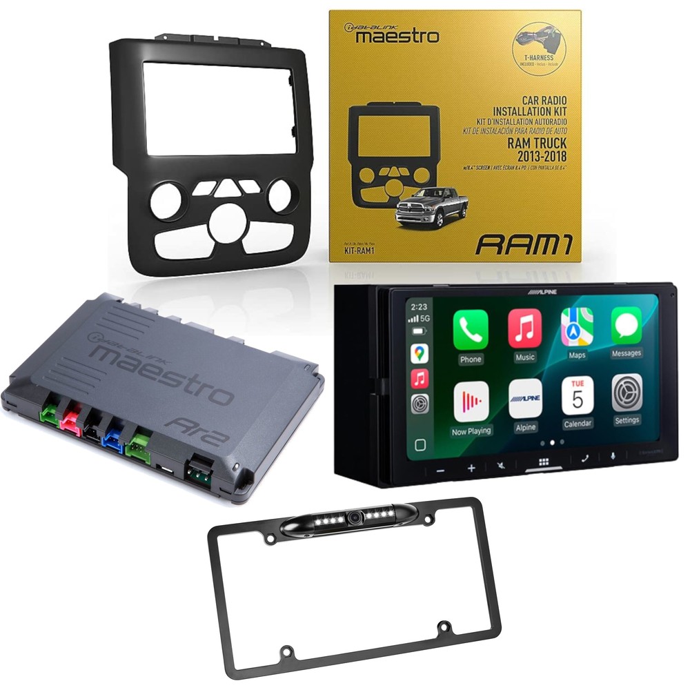Alpine ILX-W770M Factory Radio Upgrade Kit for 2013-2025 vehicles from Ram