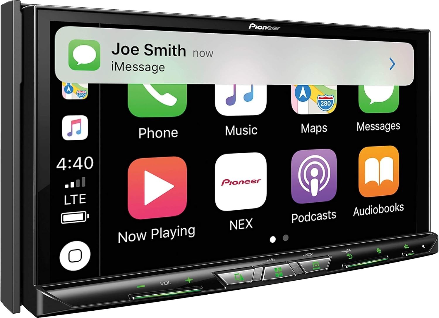Pioneer AVIC-W8400NEX Flagship in-Dash Navigation AV Receiver – 7” Wvga Display