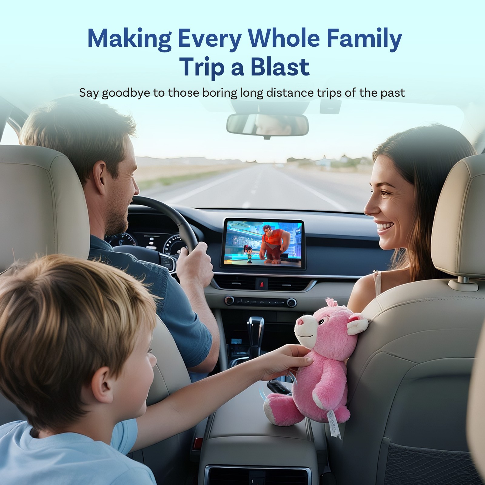 3in1 Wireless CarPlay & Android Auto Adapter Built-in YouTube Android 12 AI BOX