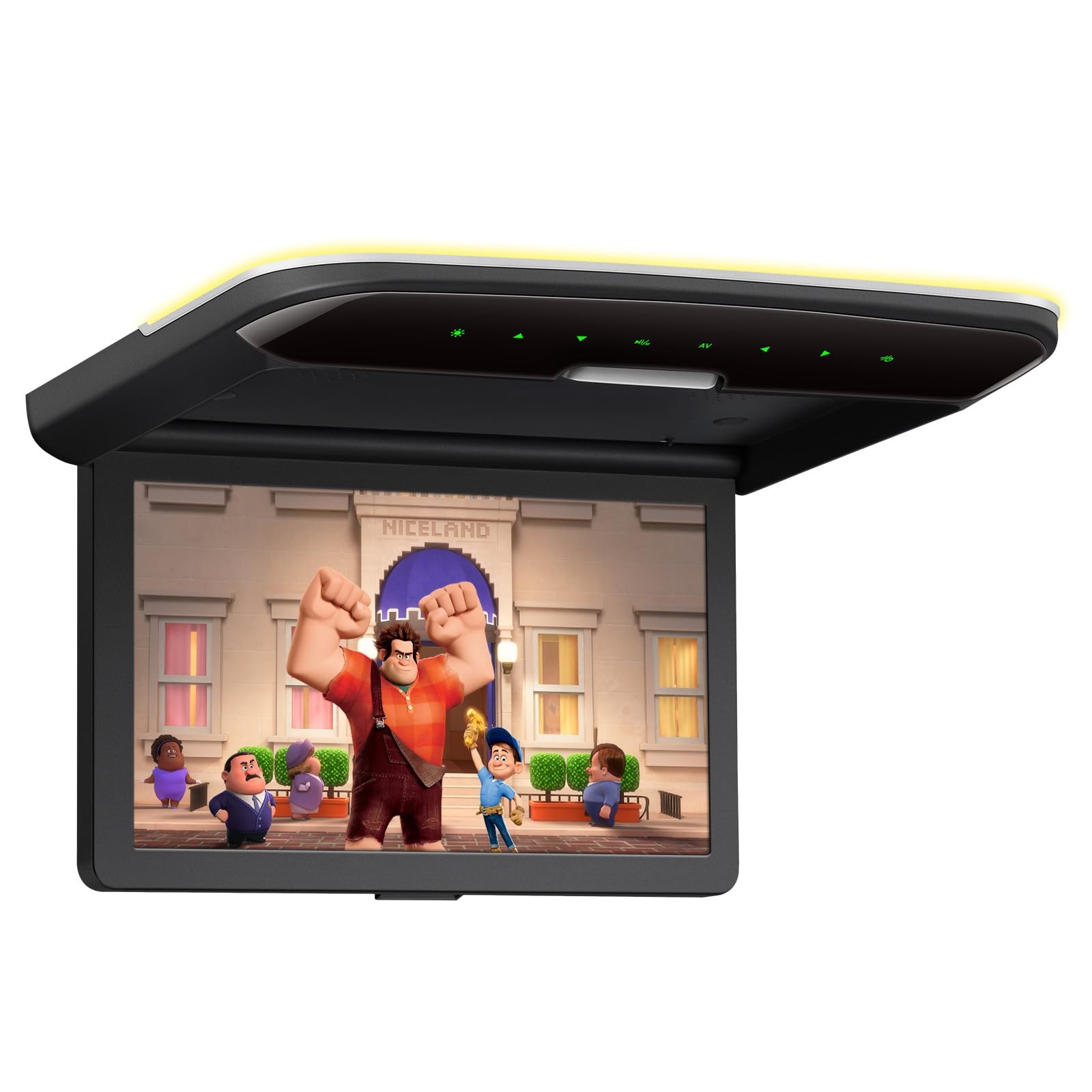 XTRONS 10.2 Inch Car Overhead Player 1280 * 720 IPS Screen Car Roof Mounted Flip