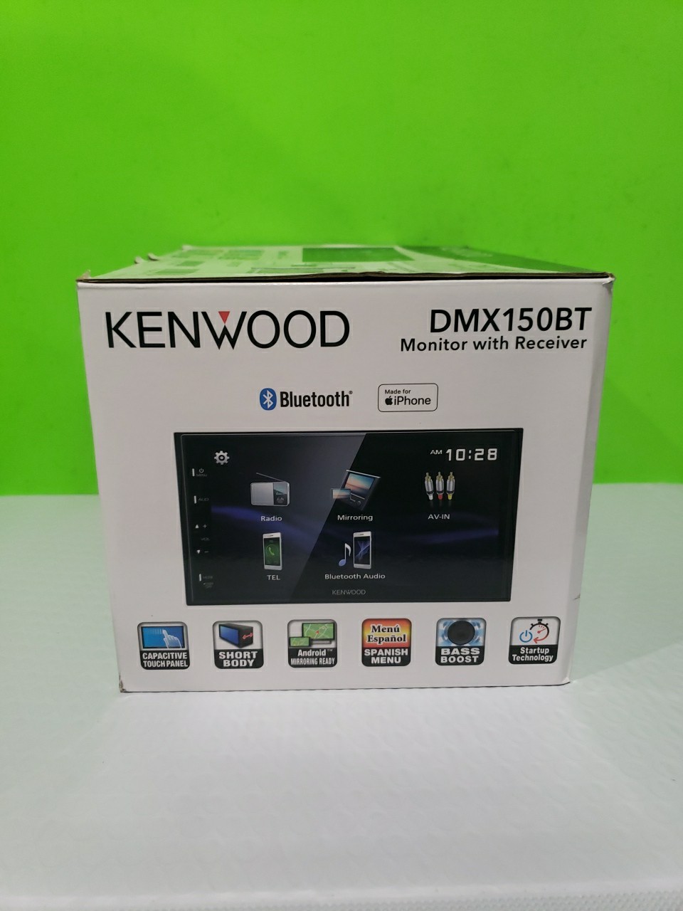 KENWOOD DMX150BT 6.8 Capacitive Touchscreen Digital Multimedia Receiver-OPEN BOX