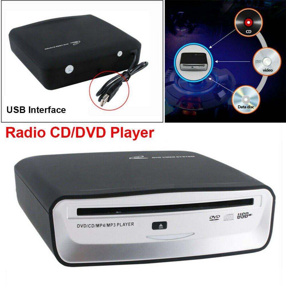 USB External Car Universal Connection Portable CD Player for Car Android Navi…