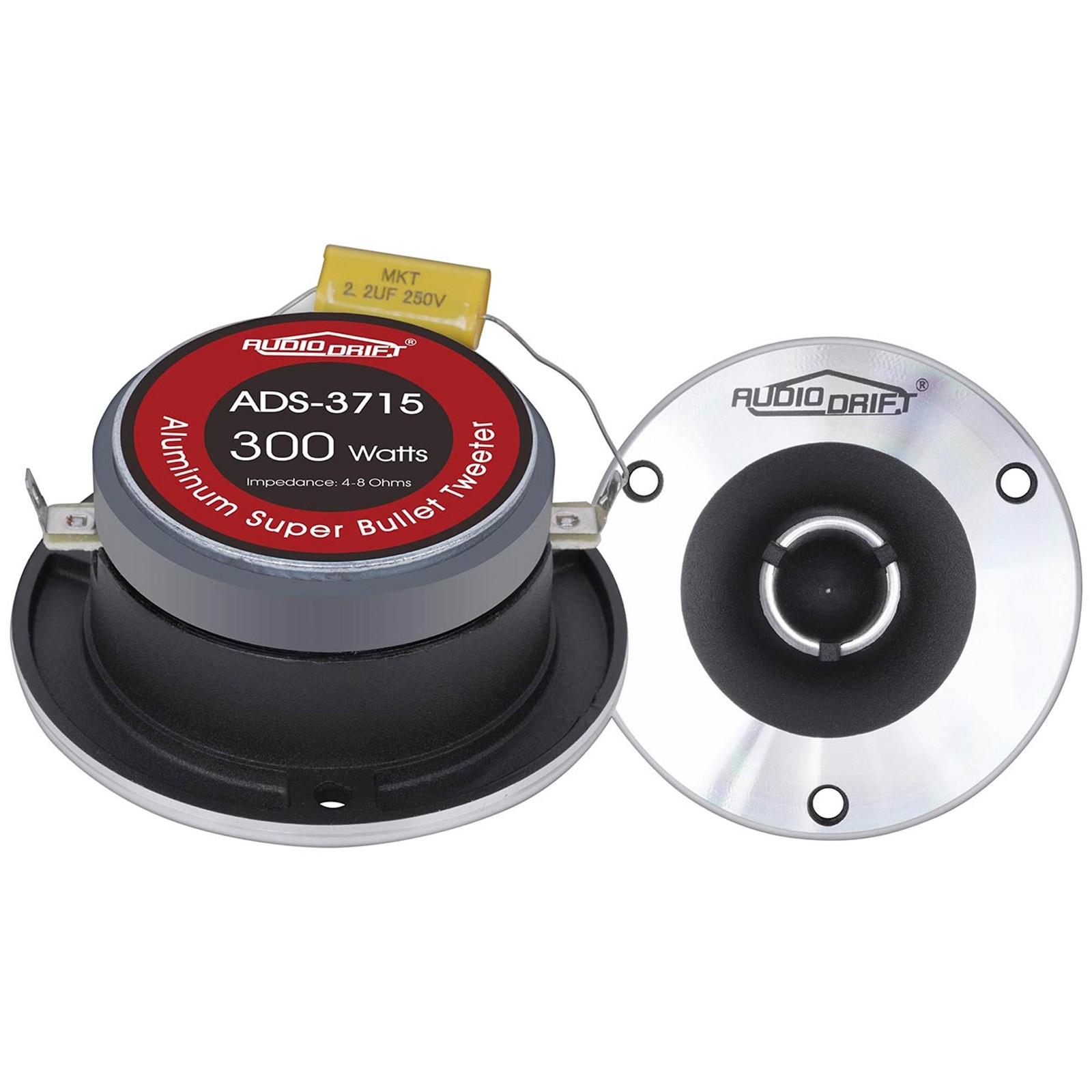 Audio Drift ADS-3715 3.75 Aluminum Bullet Tweeter