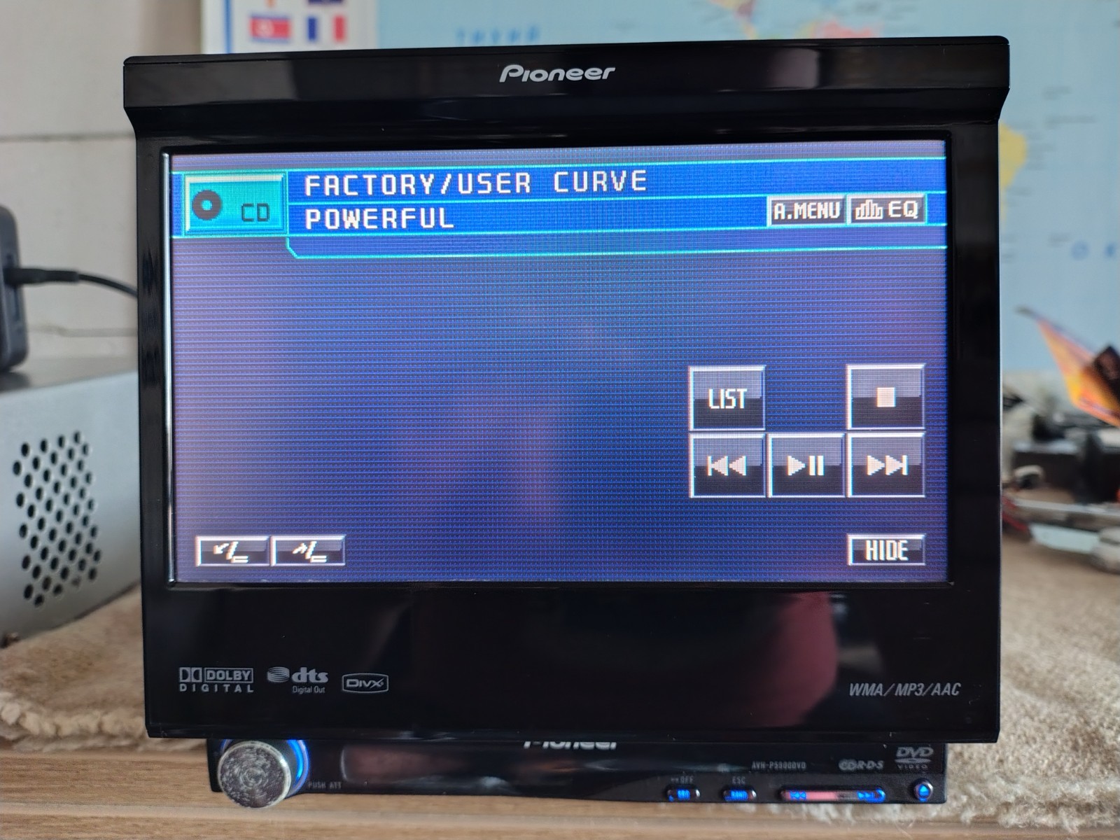 Pioneer AVH P5900DVD Car Stereo CD/DVD Player In Dash Receiver Fully Working