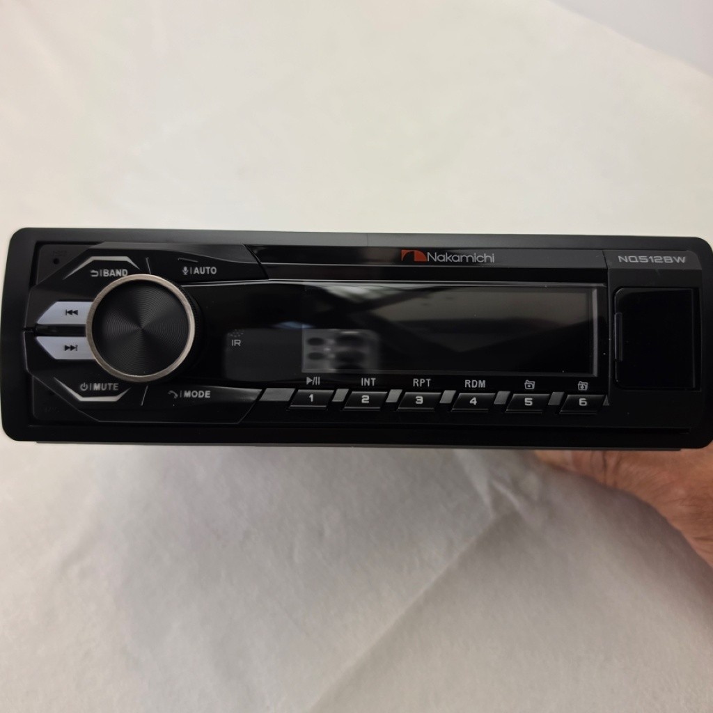Nakamichi NQ512BW 1DIN Mechless Car Stereo Dual Bluetooth 5.1 App Control RV