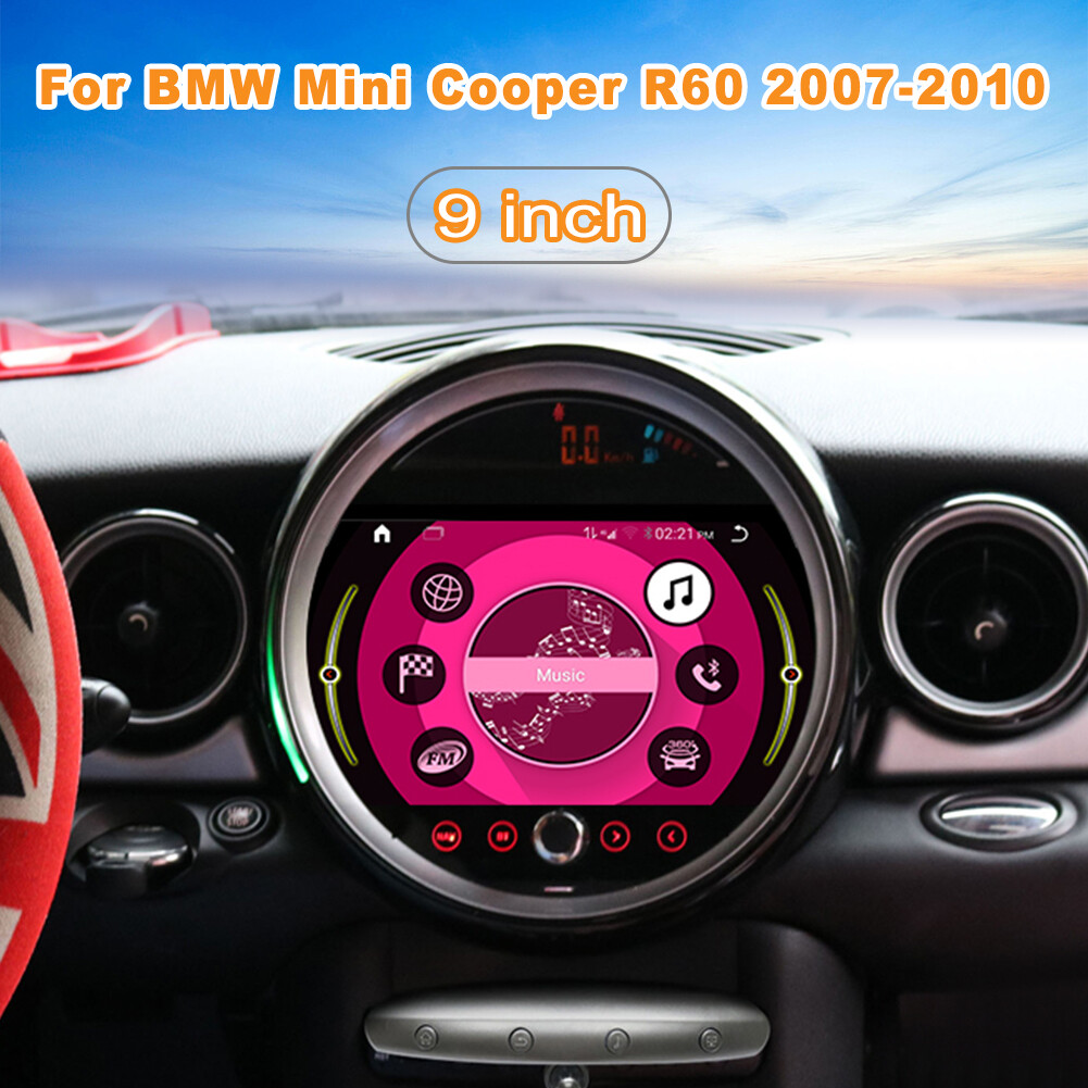 Car Radio For BMW Mini Cooper R60 2007-2010 Video Player Navigation Auto Carplay