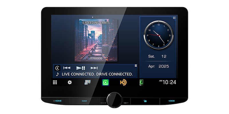 Kenwood DMX1038S 10.1 inch Touchscreen Digital Multimedia Receiver Apple Carplay