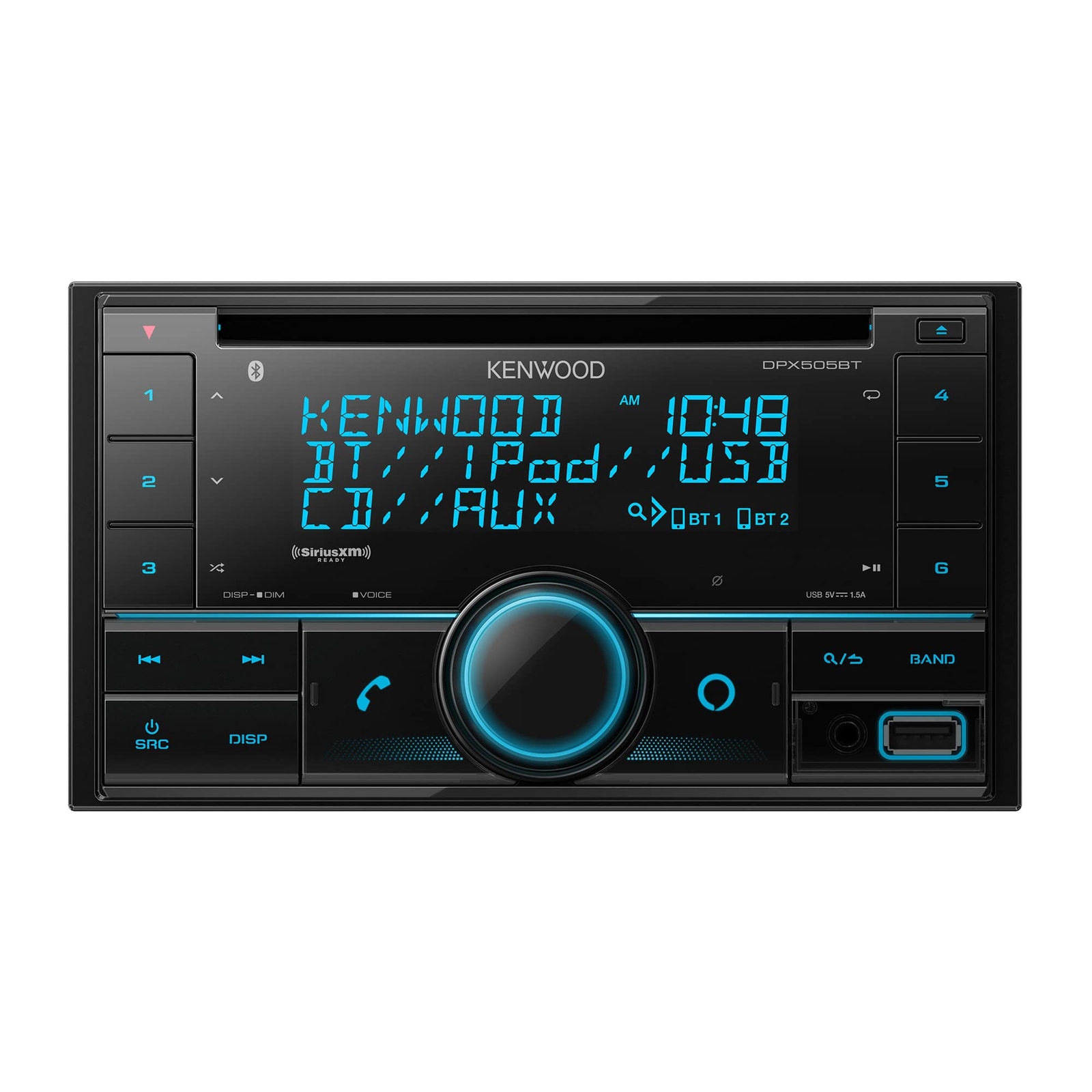 KENWOOD DPX505BT AM/FM/CD/Bluetooth Car Stereo | Alexa Compatible