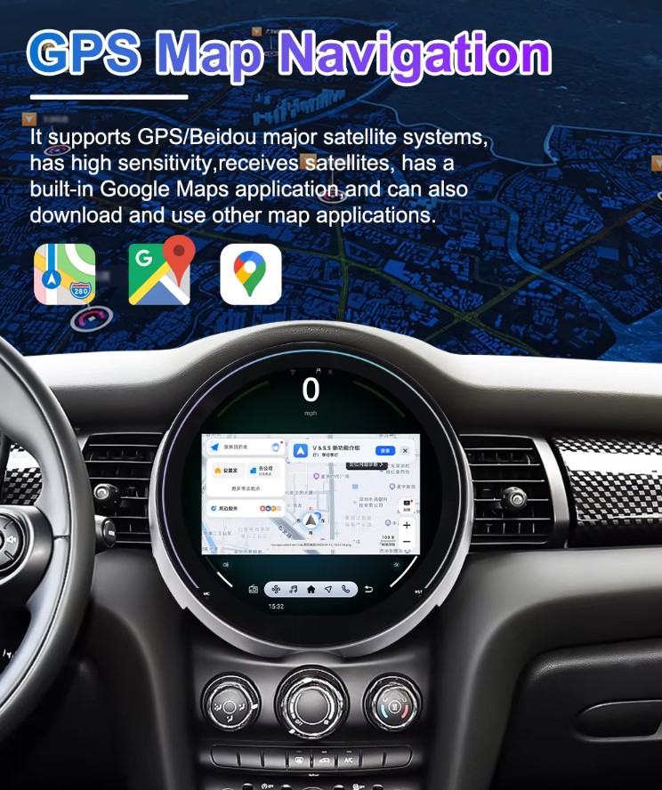 11.7″ For BMW Mini F56 2014-2016 Android Car Stereo Radio Carplay GPS Navi 64GB