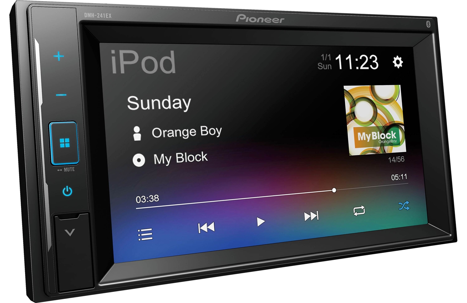 PIONEER 6.2” TOUCHSCREEN DOUBLE-DIN HEAD UNIT RECEIVER w/BLUETOOTH, AMAZON ALEXA