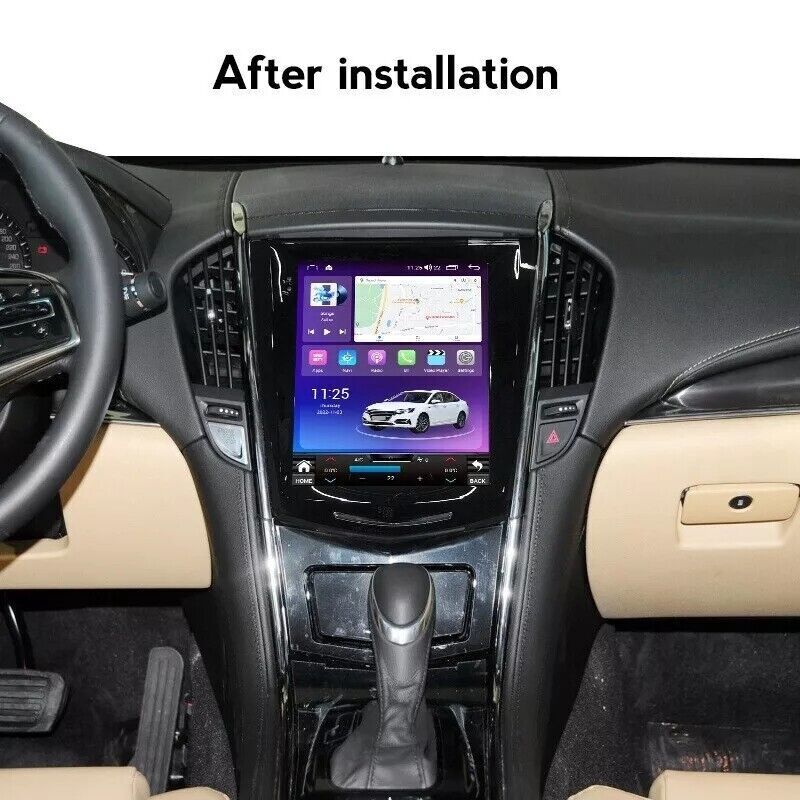 9.7″ Car Stereo Radio Tesla Screen Carplay 2+32GB For Cadillac ATS SRX XTS CTS