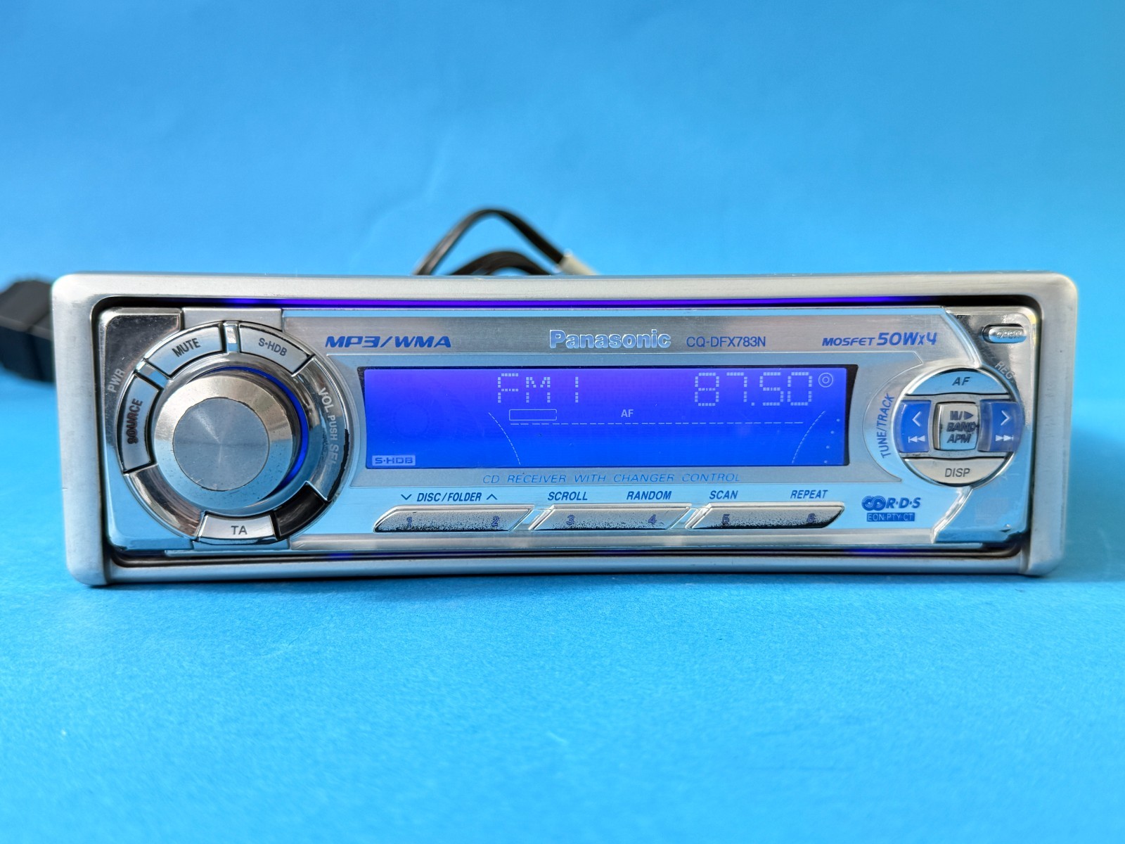 Panasonic CQ-DFX783N Car CD Player Stereo Radio Detachable Face Tested