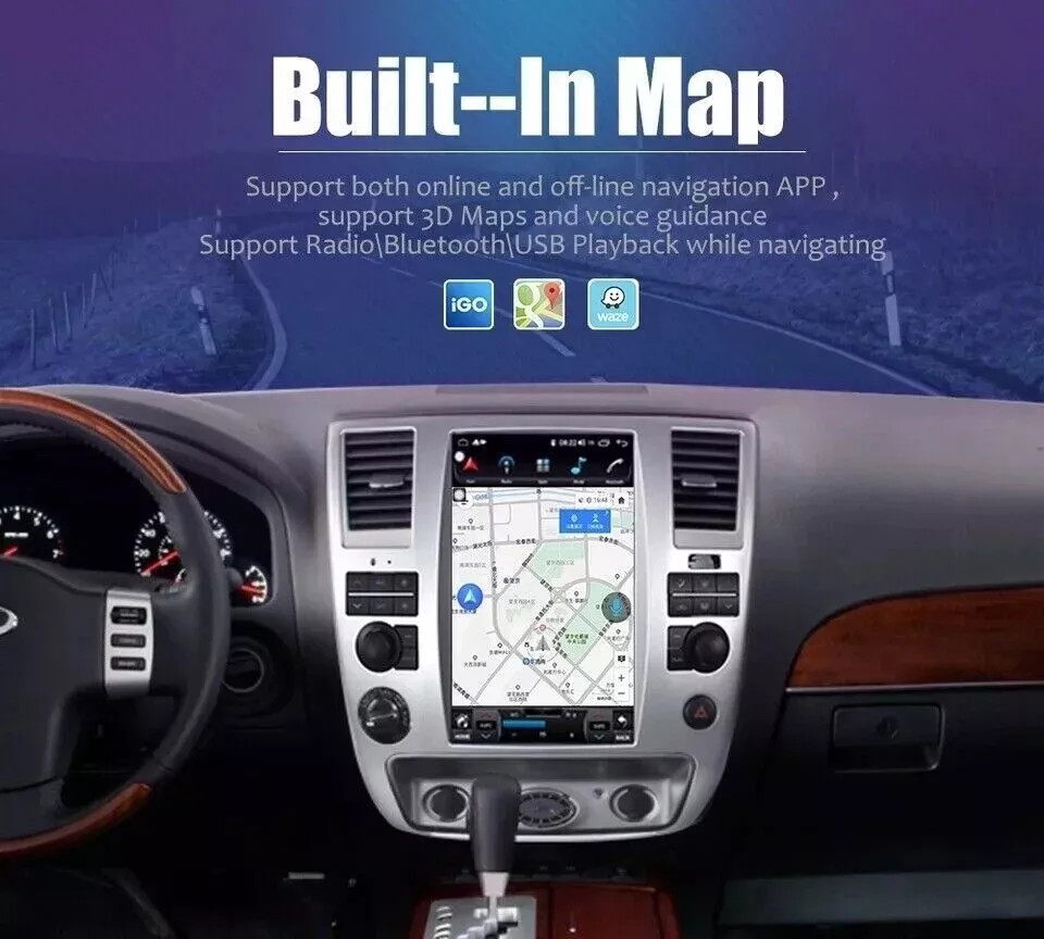 12.1″ For Infiniti QX56 2009-2010 Android Car Radio Stereo GPS Navi Carplay 64GB