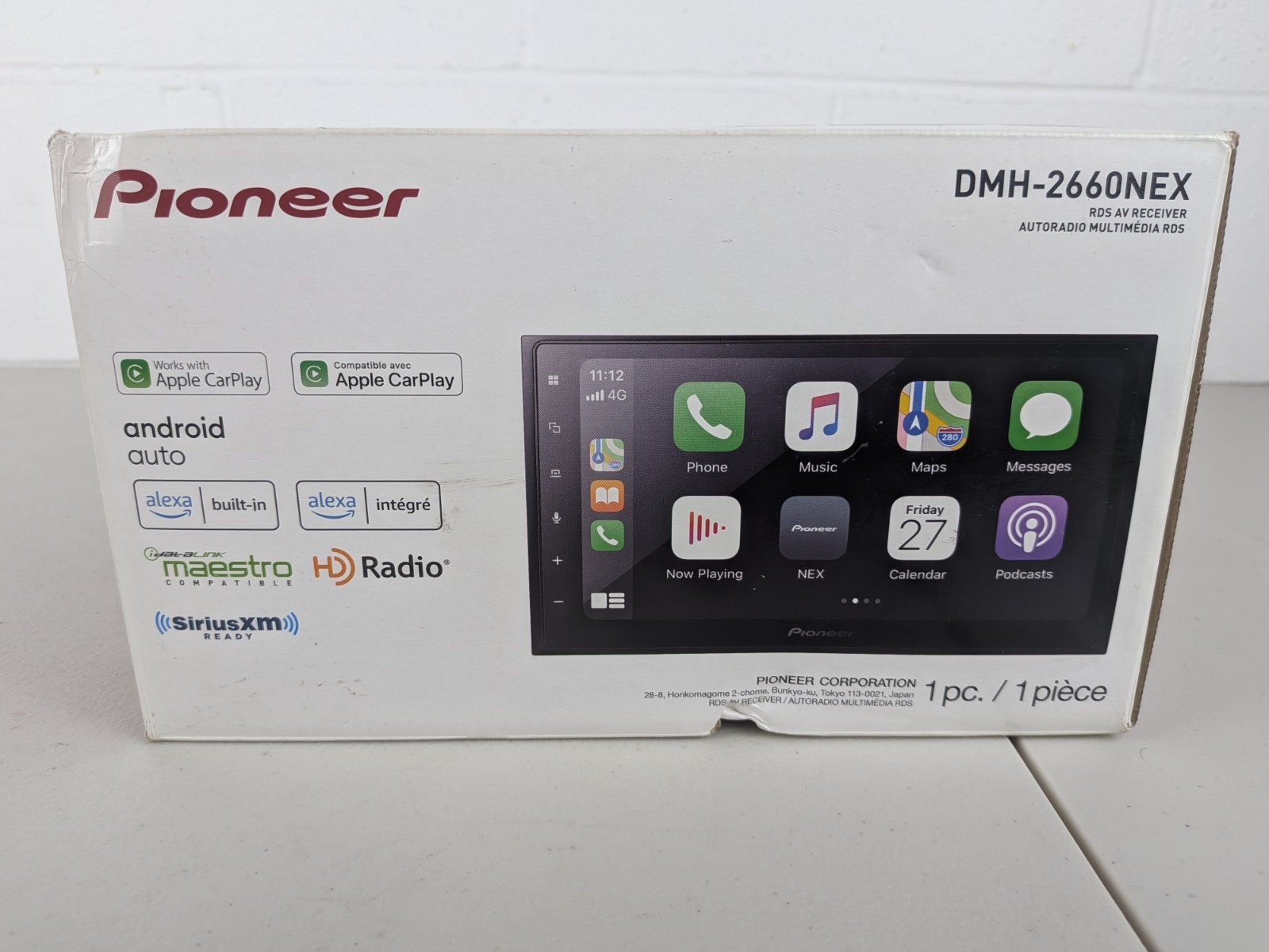 Pioneer DMH-2660NEX 6.8″ LCD Digital Media Receiver w/ CarPlay/Android Auto
