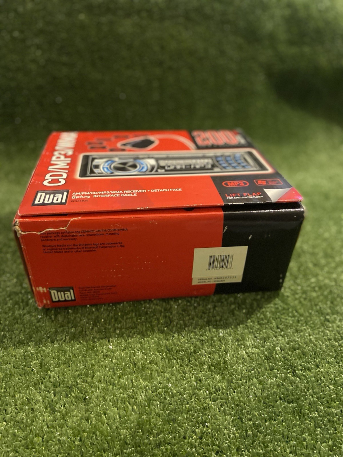 Dual AM/FM/CD/MP3/WMA Receiver 200 Watts Peak 50×4 Channels