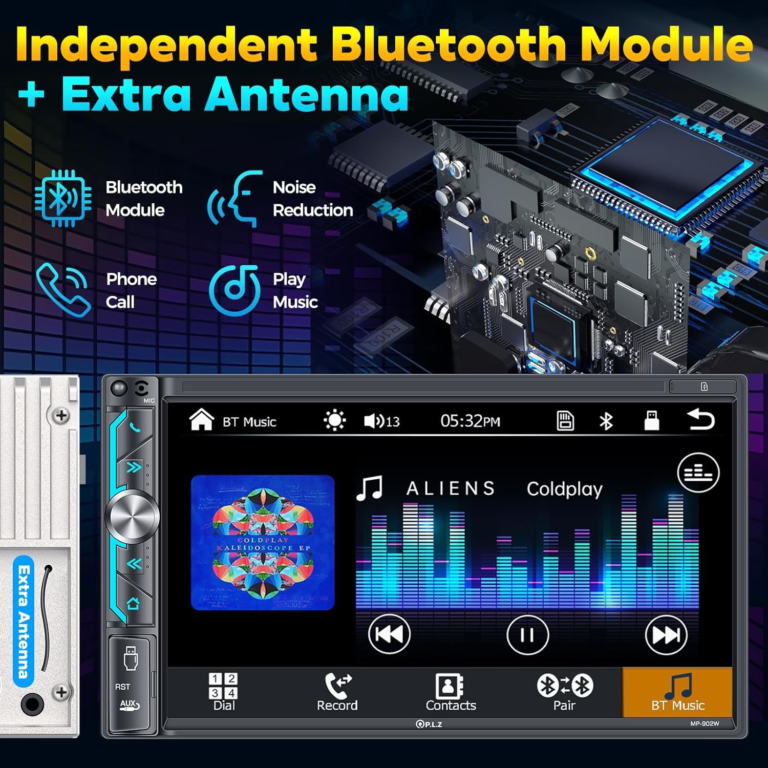 PLZ 7 Inch Car Stereo Screen